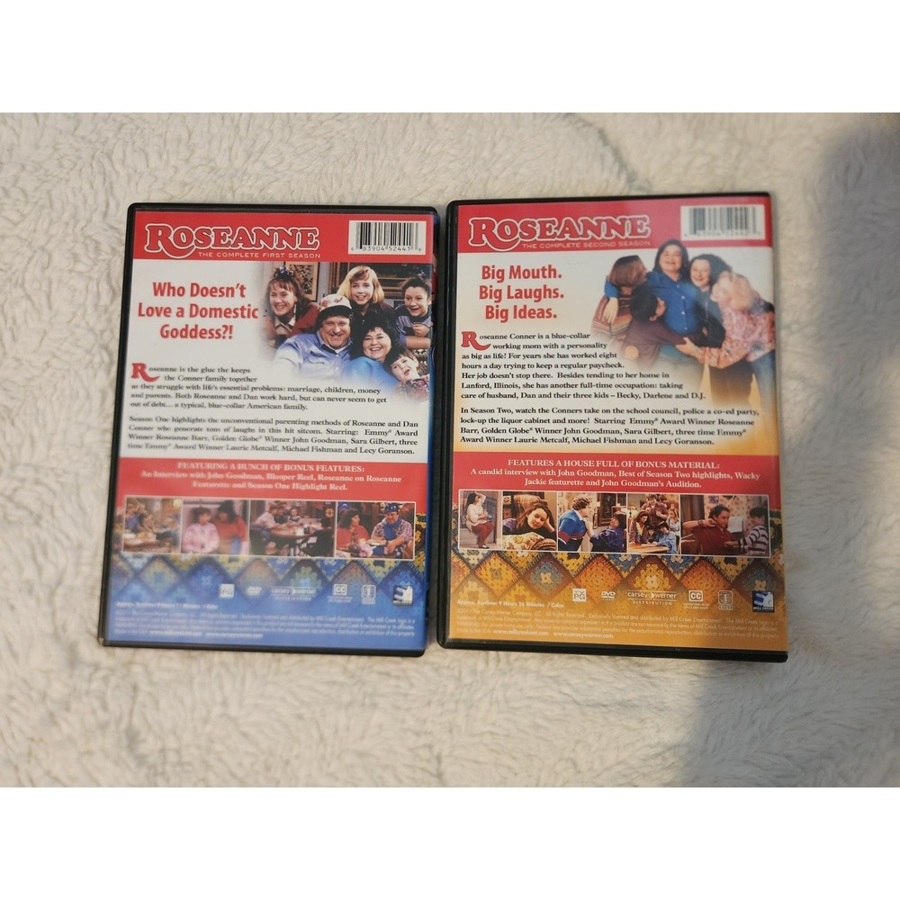 Roseanne DVD Set Complete Seasons 1 & 2 TV Combo 6 Discs Set 47 Episodes... - Picture 5 of 5